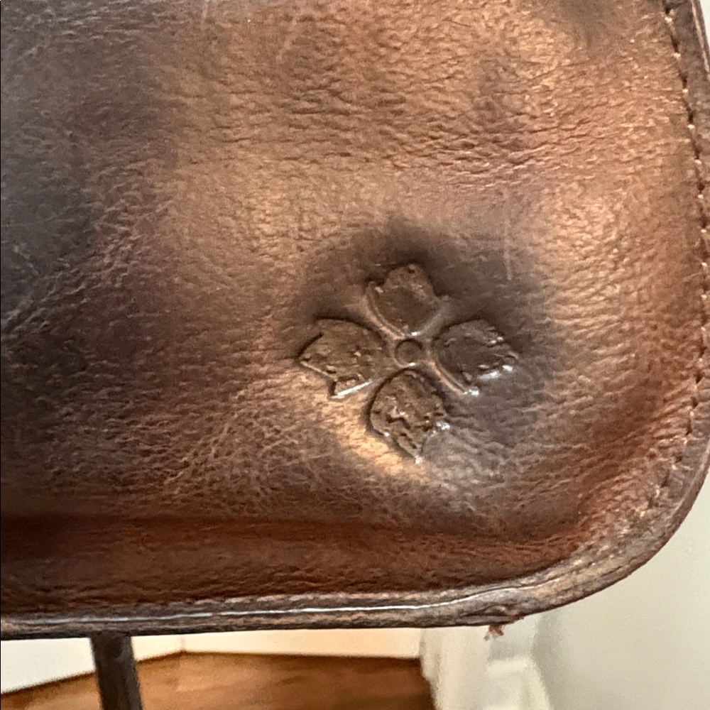 Patricia Nash brown tooled  leather western purse with tassel - Picture 7 of 14